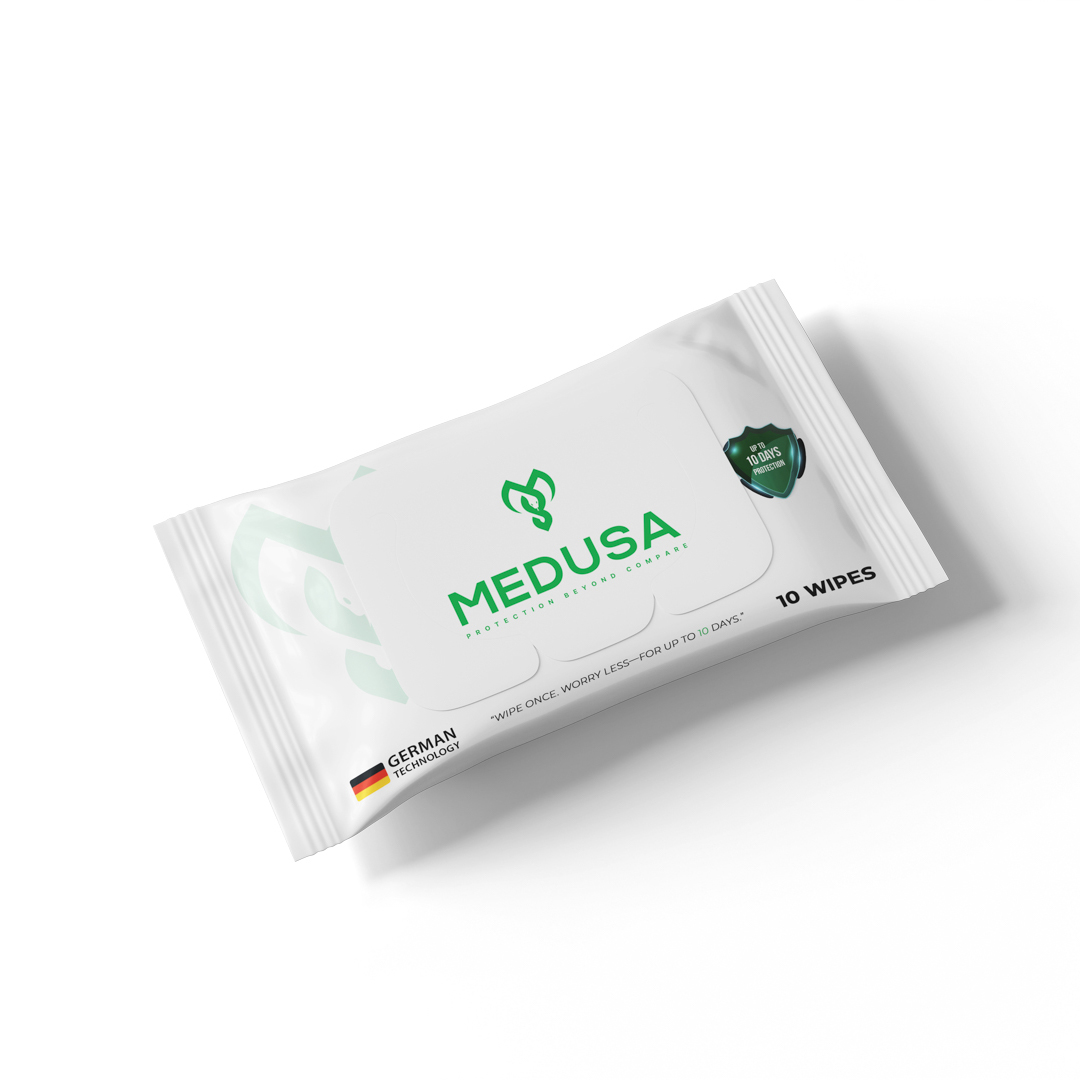 MEDUSA - Alcohol Free - Wipes Pocket 10 (Front)