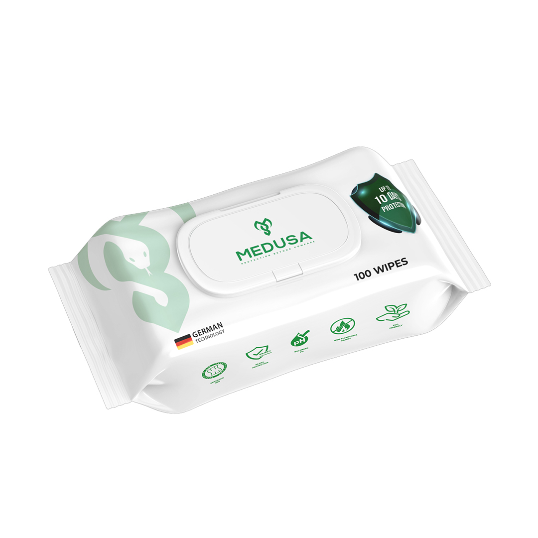 MEDUSA - Alcohol Free - Wipes Soft Pocket 100 (Front)